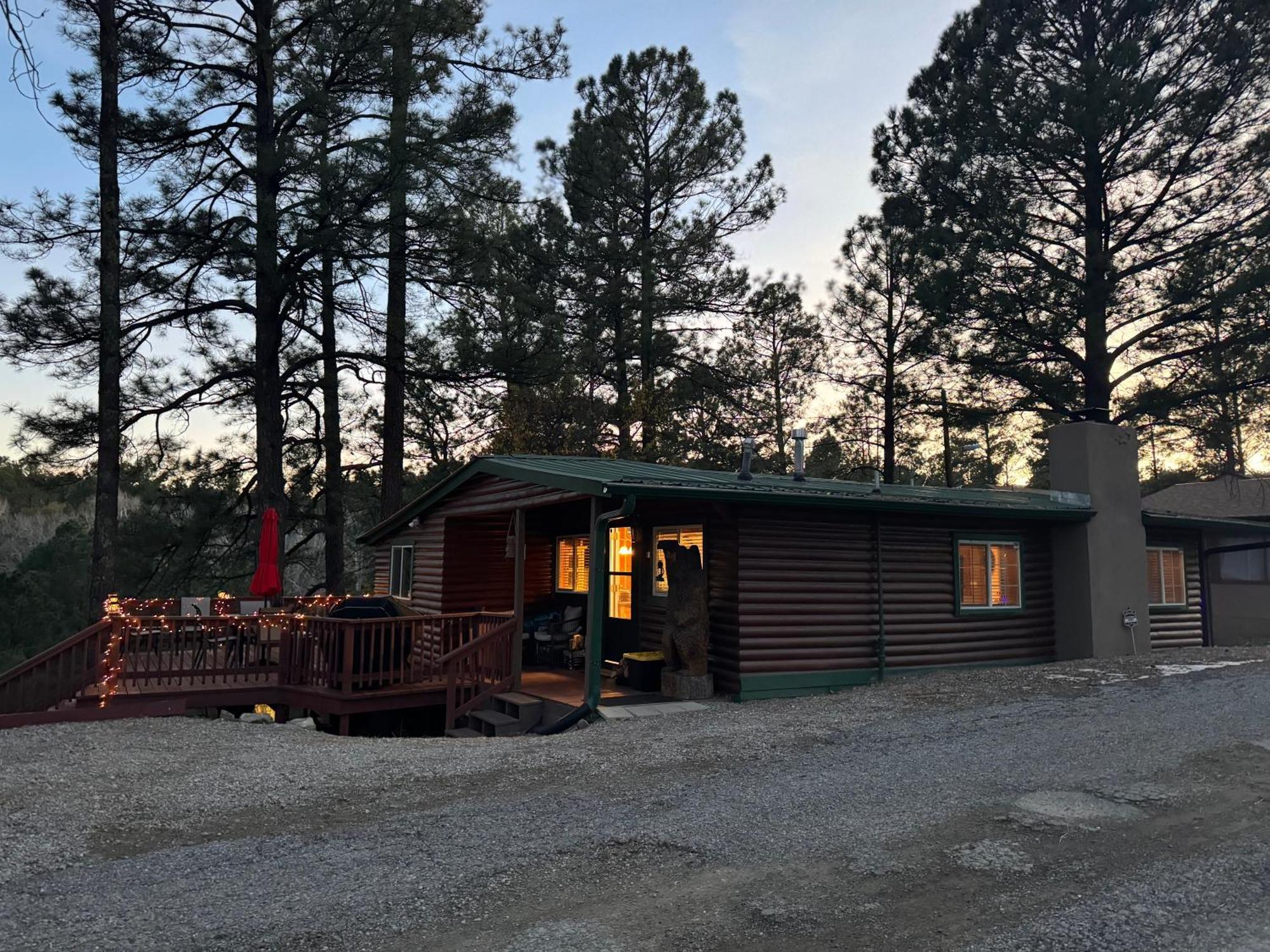 Gonzales Cozy Little Bear Cabin Ruidoso Esterno foto