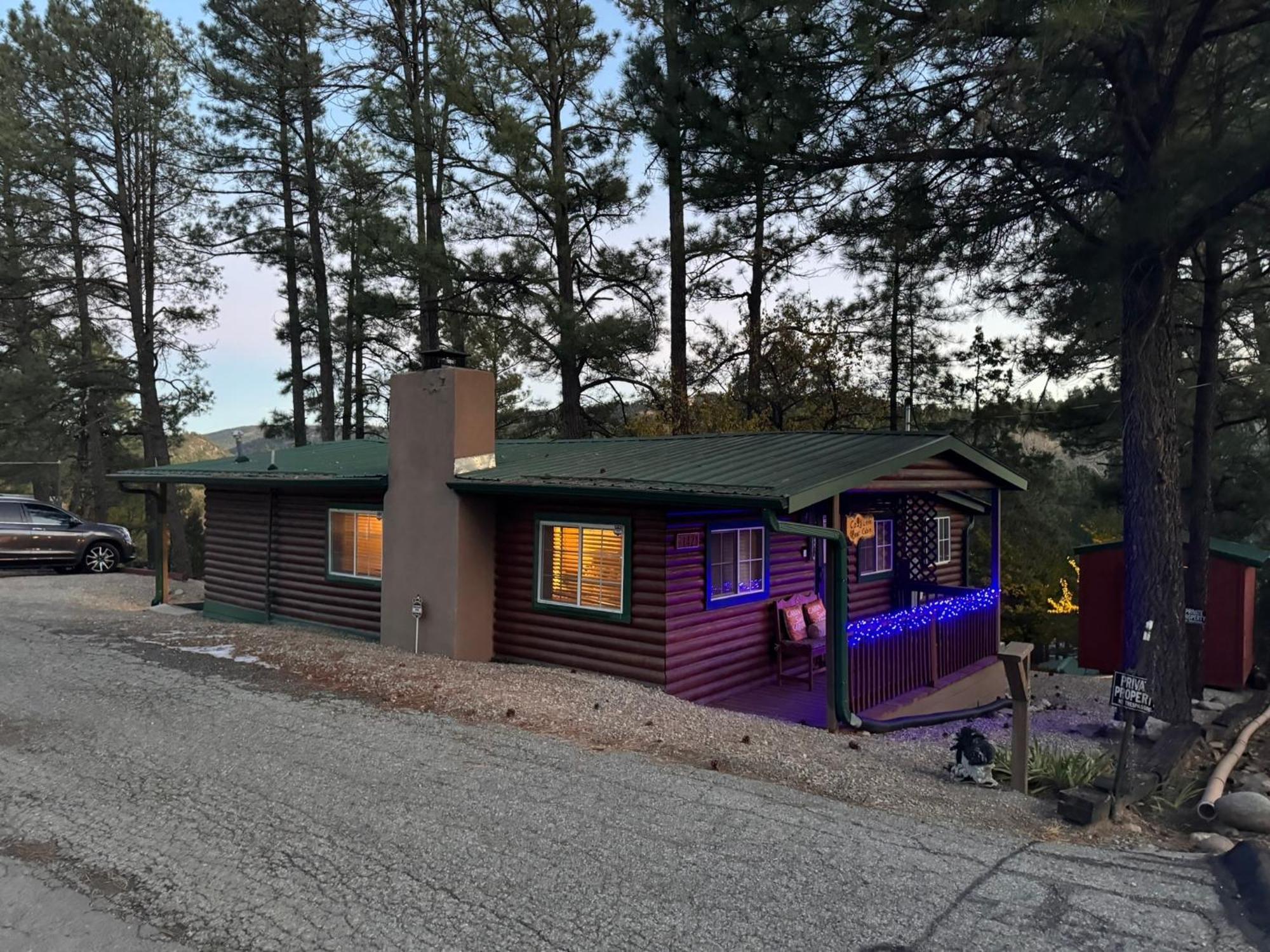 Gonzales Cozy Little Bear Cabin Ruidoso Esterno foto