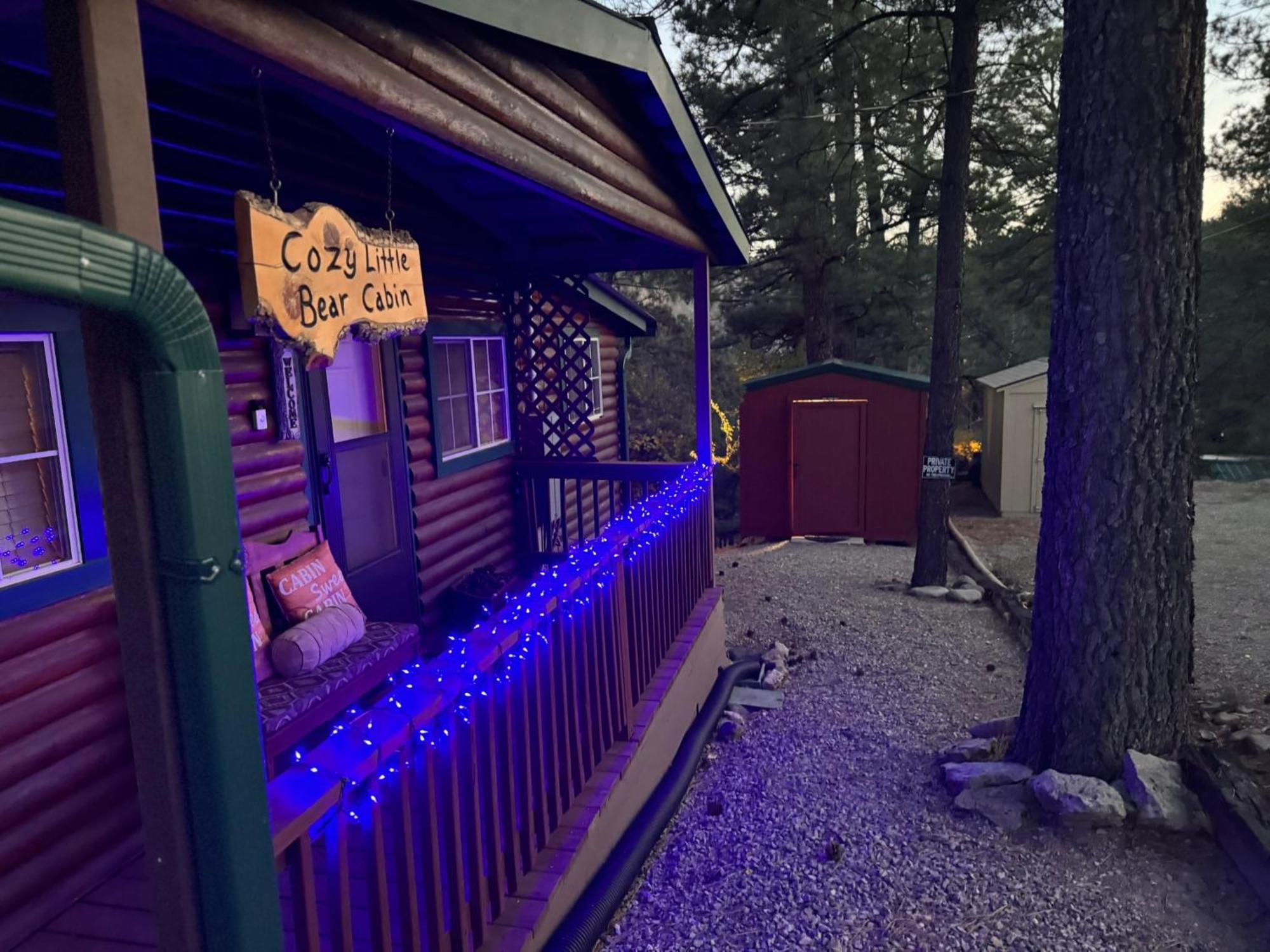 Gonzales Cozy Little Bear Cabin Ruidoso Esterno foto