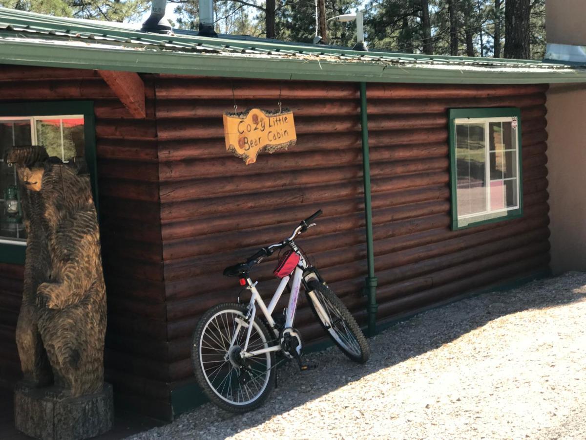 Gonzales Cozy Little Bear Cabin Ruidoso Esterno foto