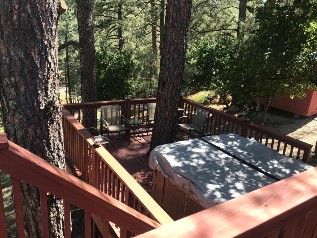 Gonzales Cozy Little Bear Cabin Ruidoso Esterno foto