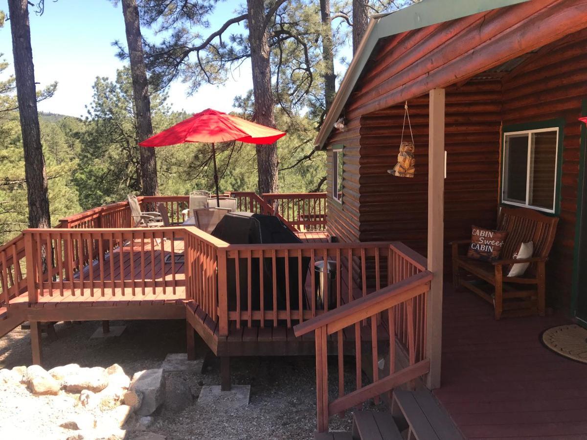 Gonzales Cozy Little Bear Cabin Ruidoso Esterno foto